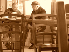 Anziani al bar - piccola